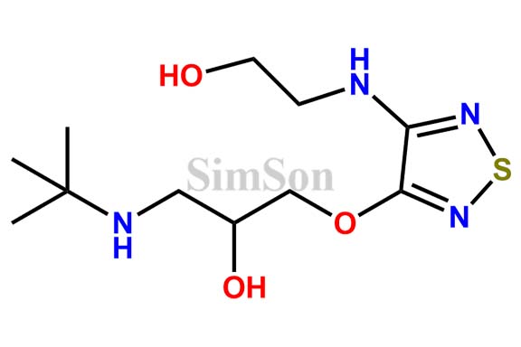 1-(tert-butylamino)-3-((4-((2-hydroxyethyl)amino)-1,2,5-thiadiazol-3-yl)oxy)propan-2-ol