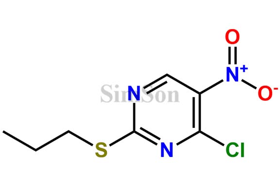 4-chloro-5-nitro-2-(propylsulfanyl)pyrimidine