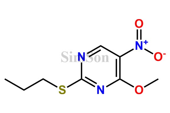 4-methoxy-5-nitro-2-(propylthio)pyrimidine