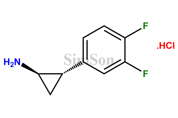 trans-rel-2-(3,4-Difluorophenyl)cyclopropanamine Hydrochloride