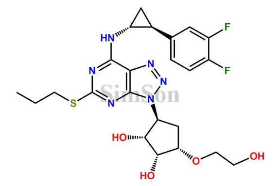 Ticagrelor (1R,2R,3S,5S) Isomer