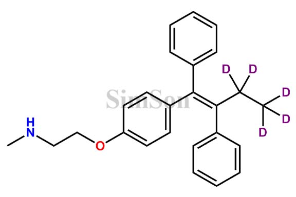 N-Desmethyl Tamoxifen D5