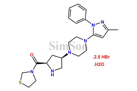 Teneligliptin R-Isomer hemipenta hydrobromide hydarte