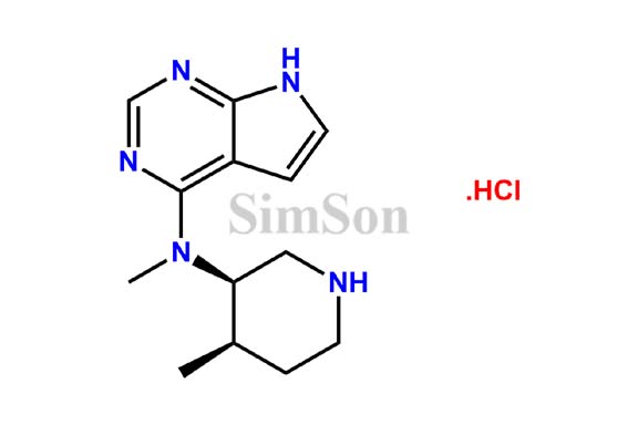 N-Methyl-N-[(3R,4R)-4-methyl-3-piperidinyl]-7H-Pyrrolo[2,3-d]pyrimidin-4-amine Hydrochloride
