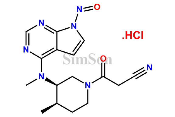 Tofacitinib Nitroso Impurity 1 Hydrochloride Salt