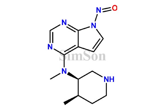 N-methyl-N-((3R,4R)-4-methylpiperidin-3-yl)-7-nitroso-7H-pyrrolo[2,3-d]pyrimidin-4-amine