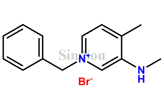 1-Benzyl-4-methyl-3-(methylamino)pyridin-1-iumbromide