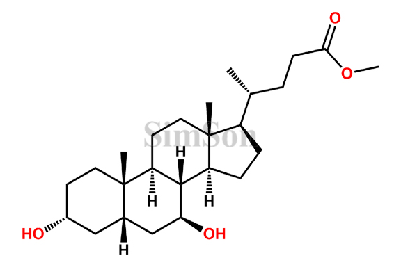 Ursodeoxycholic Acid EP Impurity G (methyl 3a,7b-dihydroxy-5b-cholan-24-oate)