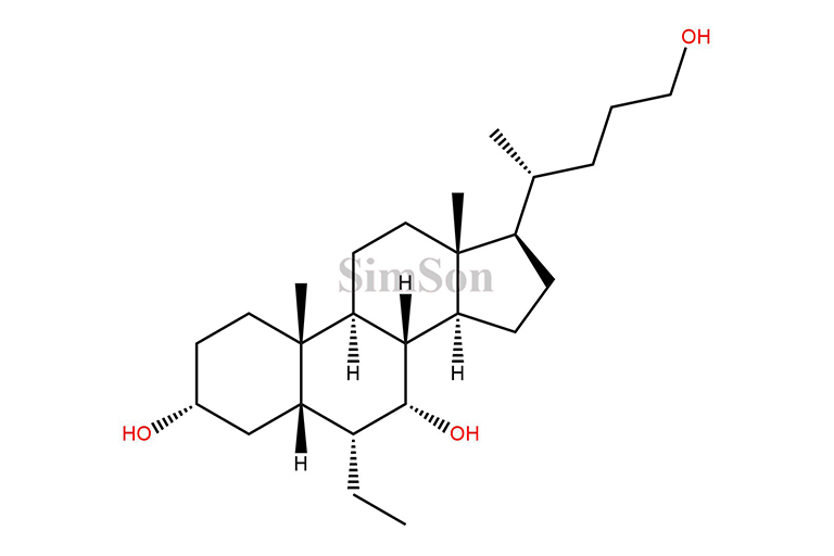 3alpha,7alpha-dihydroxy-6alpha-ethyl-5beta-cholan-24-ol