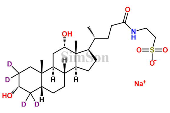 Taurodeoxycholic Acid-d4 (sodium salt)
