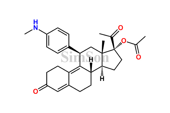 N-Desmethyl Ulipristal acetate