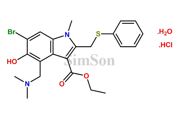 Umifenovir Hydrochloride Monohydrate