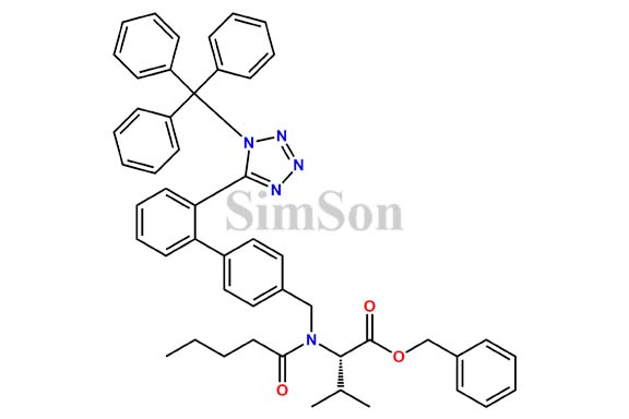 Valsartan Benzyl Ester N2-Trityl Analog