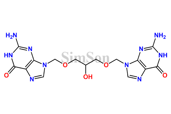 1,3-Bis-(2-amino-6-oxo-1,6-dihydro-purin-9-ylmethoxy)-2-propanol