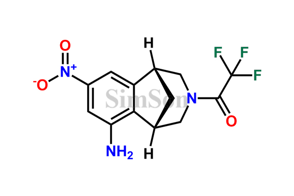 1-((1R,5S)-6-amino-8-nitro-1,2,4,5-tetrahydro-3H-1,5-methanobenzo[d]azepin-3-yl)-2,2,2-trifluoroethan-1-one