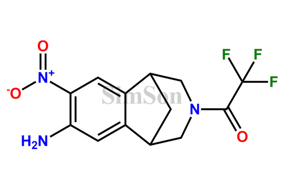 Depyrazine 7-Nitro-8-aminophenyl N-Trifluoroacetyl Varenicline