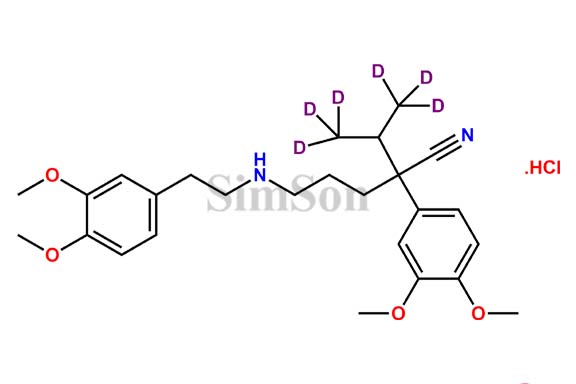 Nor Verapamil-D6 Hydrochloride