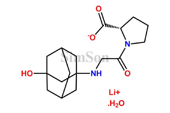 Vildagliptin Carboxylic Acid Lithium Hydrate