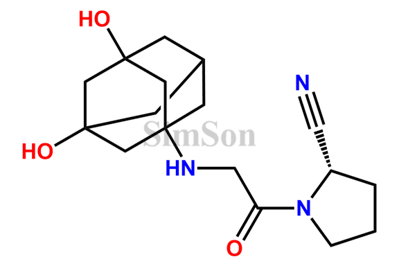 (2S)-1-(2-((3,5-Dihydroxyadamantan-1-yl)amino)acetyl)pyrrolidine-2-carbonitrile