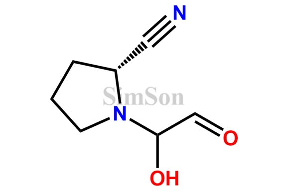 (2R)-1-(1-hydroxy-2-oxoethyl)pyrrolidine-2-carbonitrile