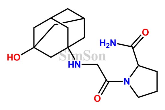 1-[2-[(3-hydroxy-1-adamantyl)amino]acetyl]pyrrolydine-2-carboxamide