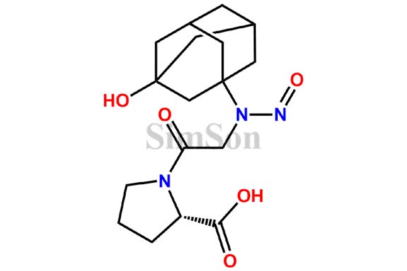 Vildagliptin Carboxylic Acid Nitroso Impurity(S Isomer)
