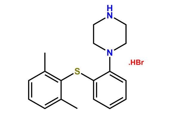 (1-(2-(2,6-dimethylphenyl)thio)phenyl)piperazine hydrobromide