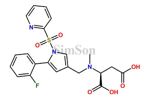 Vonoprazan N-Methyl Asparmic Acid Impurity