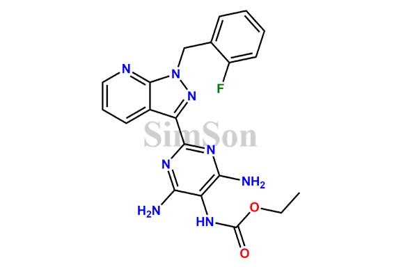 ethyl(4,6-diamino-2-(1-(2-fluorobenzyl)-1H-pyrazolo[3,4-b]pyridin-3-yl)pyrimidin-5-yl)carbamate