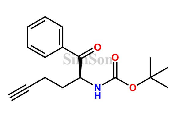 Tert-butyl(S)-(1-oxo-1-phenylhex-5-yn-2-yl)carbamate