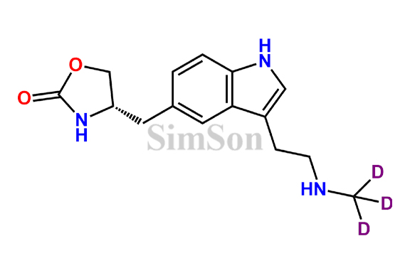 N-Desmethyl Zolmitriptan-D3