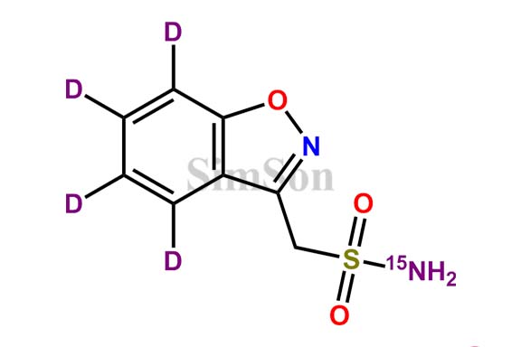[D4,15N]-Zonisamide