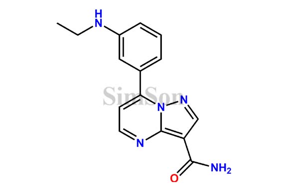 7-[3-(Ethylamino)phenyl]pyrazolo[1,5-a]pyrimidin-3-carboxamide